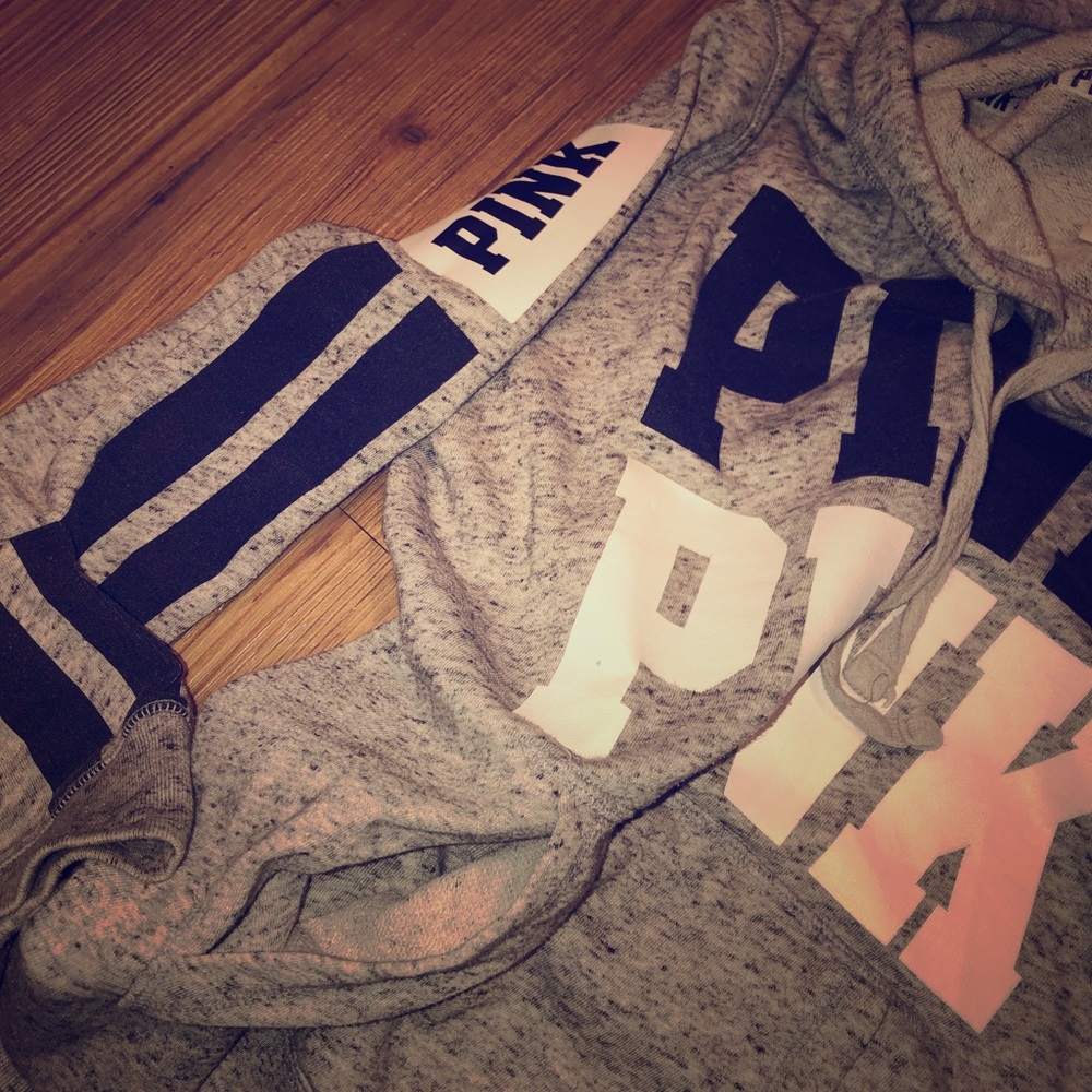 Hoodie from pink